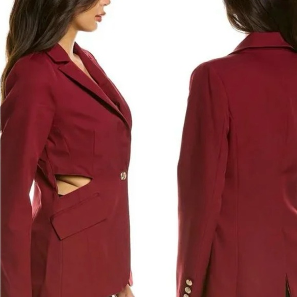 Walter Baker Jackets & Blazers - NWT $288 Walter Baker Felicia Blazer Size S Merlot Color